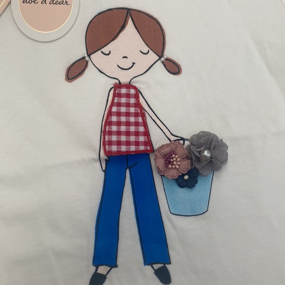 This is a doe a deer short and shirt set size 4t Brand new summer set - Picture 3 of 5